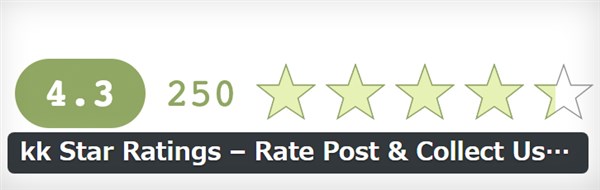 kk Star Ratings